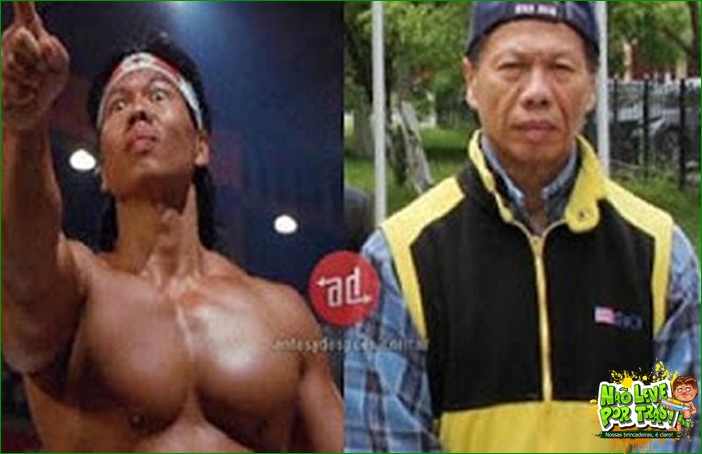 O antes e o depois de alguns artistas conhecidos por seus músculos