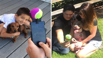 Uma ferramenta simples, pra ajudar você tirar Selfie com seu cachorro  