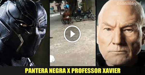 Pantera negra vs Professor Xavier