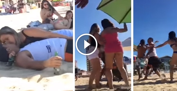 Briga generalizada em praia após casal ser flagrado praticando “saliências”
