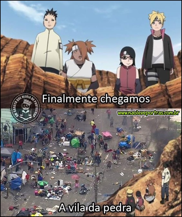 Eis que o Naruto chega em São Paulo