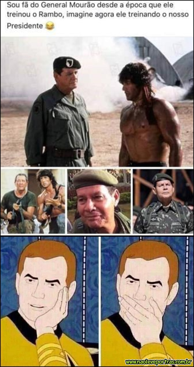 Com quem o Rambo aprendeu a ser bruto